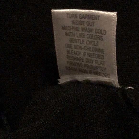 Dress Barn black open front short sleeve cardigan - Picture 12 of 12